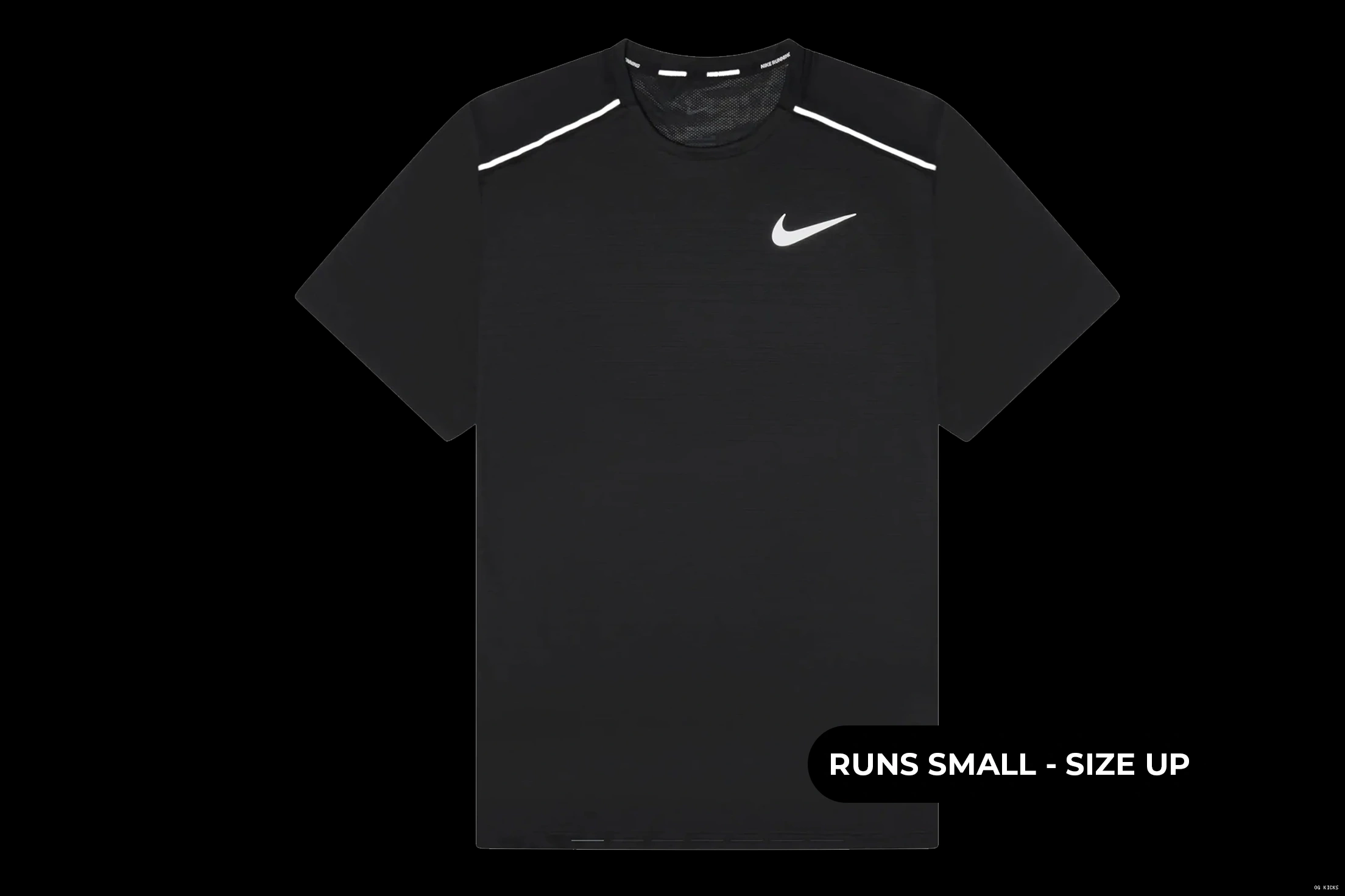 Dri-Fit Miler Black Nike 1.0 Shirt T 0725